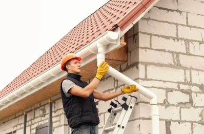 Pose et remplacement de gouttières à Hultehouse